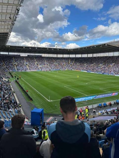 View from the away end