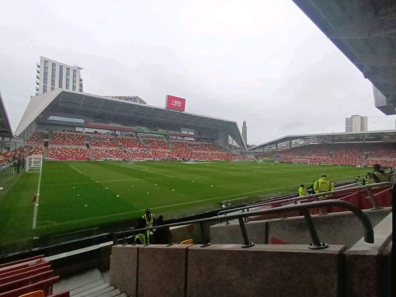 View from the away end