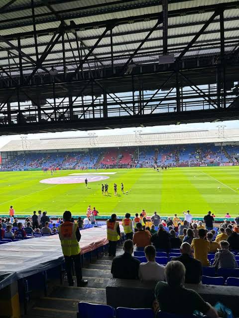 View from the away end