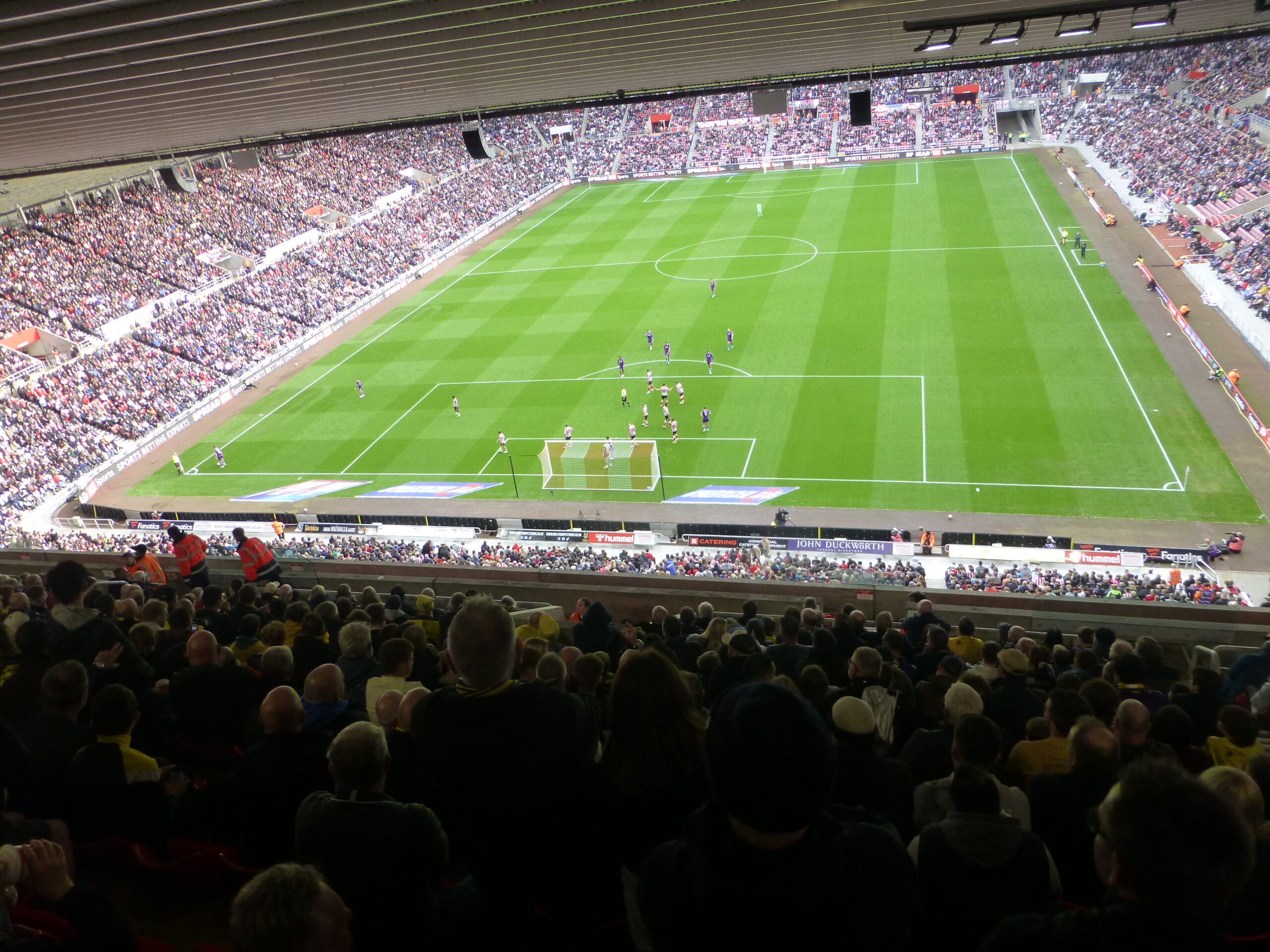 View from the away end